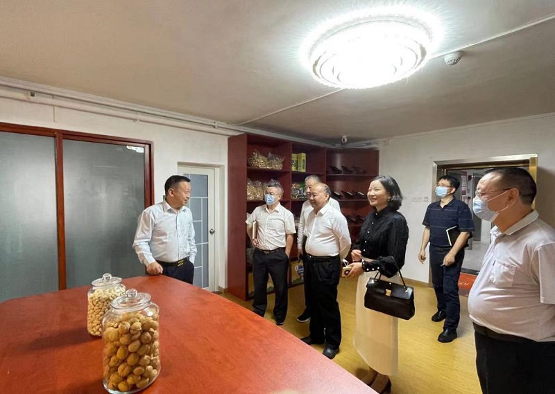 湖南農(nóng)業(yè)發(fā)展投資集團黨委副書記、 副董事長、總經(jīng)理楊正華一行到華實高調(diào)研工作